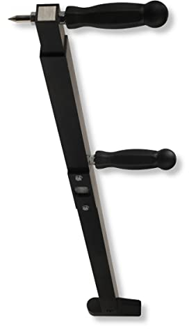 DEWEPRO® Alu Streichmaß für Estrichleger - stufenlos einstellbar von 85 bis 115cm - Präzision und Effizienz bei der Höhenbestimmung - integrierte Skala für exakte Messungen