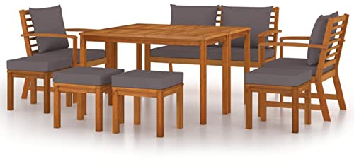 Yolola Garteöbel Set mit Kisse Mecksofa Garten Balkonmöbel Garten Lounbel Terrasse Garounge Sofa Outdoor Gartesofa