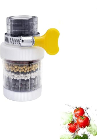 Faucet Water Filter,Removable and Washable Multi-layer Household Faucet Filter,Universal Anti-splash Showerhead Water Saver Kitchen Tap Water Filtration Nozzle for Home Kitchen Bathroom Shower Hose