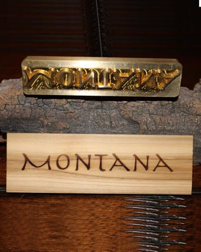 Brandeisen für Holz, individueller Brandeisen-Stempel für Holzarbeiter, Grill, Hitzestempel inklusive Griff, handgefertigtes Design (5,08 cm)