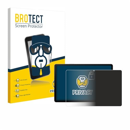 brotect Protection Anti-Espion pour Samsung Galaxy Tab S10 FE WiFi | Anti-Spy Protection d'écran Made in Germany Privacy Film Écran de Confidentialité Clair