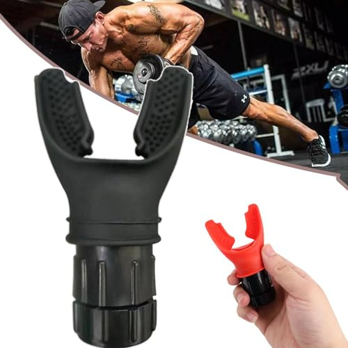 Breath Booster - Set di allenamento polmonare (2 pezzi) - Allenatore respiratorio portatile per uomini e donne - Migliora la resistenza, la resistenza e la capacità polmonare con resistenza regolabile