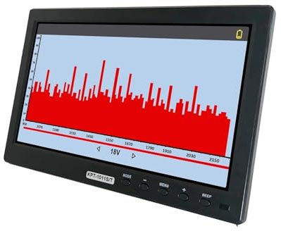 AYJYZHIAG Détecteur de Satellite combiné DVB-S2 DVB-T2 DVB-C KPT-1011ST, écran LCD 10,1 Pouces, Analyse du Spectre du récepteur Satellite HD, comparaison avec Le KPT-1010ST