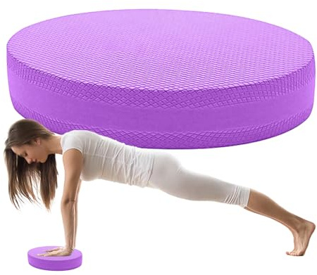 SVCEQZE Balance Pad rotondo, 28 x 17 x 6 cm, Balance Pad, cuscinetti di stabilità, cuscinetti di equilibrio per esercizi, cuscinetti per allenamento di stabilità, per fitness, yoga, fissi