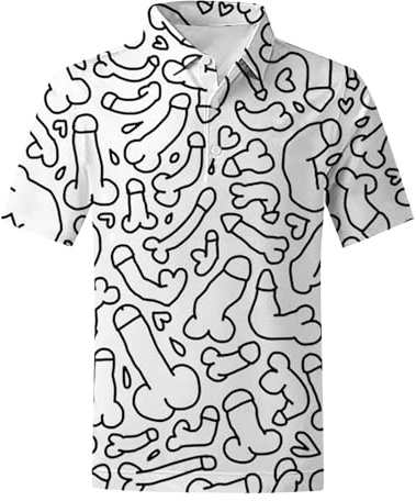 Chemise Hawaienne Homme Humour, Chemise Homme Manches Courtes Funky Chemises Moche Pas Cher à 3D Imprimé Hawaiian Shirts Ete Casual pour Plage, Tee Shirts Humoristique Déguisement Bite Geschenke Mode