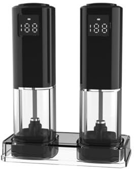 OUYUE Macina Sale E Pepe Elettrico con Luce, Bottiglie for Spezie da Cucina