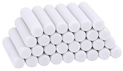 ERYUE Elektrisk Suddgummi Refill Set 50st Dia. 5 Mm Stora Utbytbara Gummipapper Tillbehör för Konstnärer Som Ritar Målning för Skolelever (50 st Big Eraser Refills)