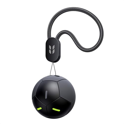 UGREEN FineTrack 2 Smart Finder Diseño Fútbol Soporte iOS Negro | 110dB, Fluorescencia IP68 Localizador Bluetooth SmartTag Tracker Rastreador para Llaves Equipaje Cartera Mochila Bolso Azul
