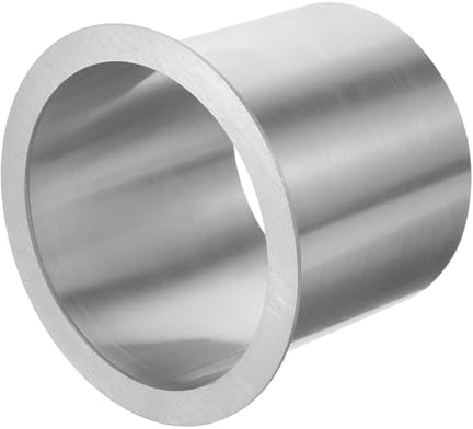 NUSITOU Cubo Basura Empotrable Redondo de Metal Inoxidable Ojales para Mesa, Diseño Liso para Encimeras, Resistente al Calor, para Reciclaje en Cocina Doméstica