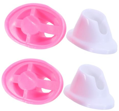 Lurrose 8 Piezas Soporte para Esmalte de Uñas, Portaesmaltes de Silicona, Expositor de Arte de Uñas, Antiderrames, para Uso Personal y Salón