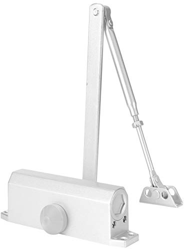 Hydraulisk buffertdörrstoppare, automatiska dörrstängare 180 grader dörrstoppare, för inomhus utomhus metalldörr eldörrar Trädörrar(062 weight bearing 85KG)