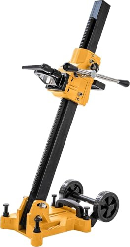 WABROTECH WT45S Lutande Kärnborrstativ med Transportrullar 62 mm - Borrstativ för Kärnborr 12 kg - Stativ för Kärnborr våt och Torr Borrning - Borrhjälp Borrguide - Borrenhet