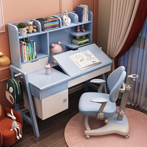 AAMNA Großer Förm Schreibtisch mit Aktenschrank, Eckschreibtisch Computertisch mit Schubladen & Regalen, Arbeitsplatz Executive-Schreibtisch mit Lagerregal für Home Office