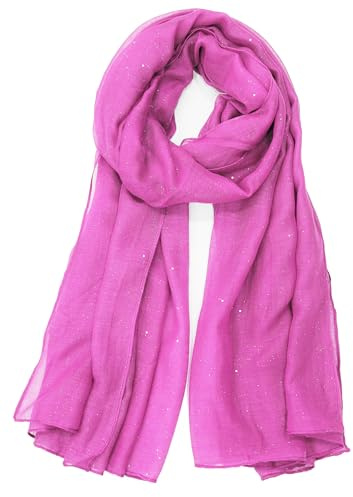 Van Der Rich ® - Pailletten Schal Weiches Halstuch - Damen