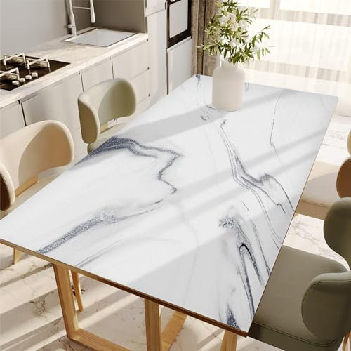 Selbstklebende Tapete Silber Marmor Weiß Strukturtapete Wandtattoo Schlafzimmer Tapete Selbstklebend Vliestapete Wallpaper for Living Room Tapeten Leicht zu Entfernen Wandschutzfolie 40x100cm/1 Pcs