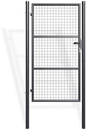 Casanoov Portillon Grillagé OLGA 1x1,80 m Gris Anthracite – Acier Galvanisé Thermolaqué – Design Classique Robuste et Durable – Montage Facile – Clôture Jardin Sécurisée – Entrée 100x180 cm