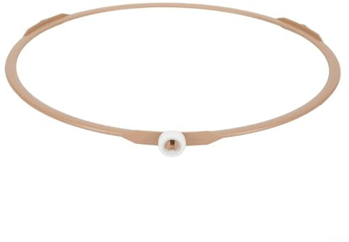 Piatto girevole per forno a microonde con rotazione affidabile per anello e vassoio di base (22 cm)
