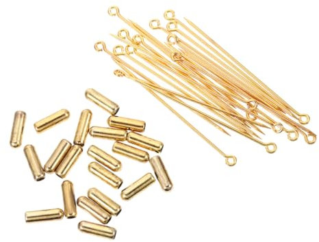 SEWACC 20stücke Kupfer Broschen Mit Langer Nadel Diy Schmuckzubehör Sicherheitsnadeln Für Hutnadeln Und Ohrring-accessoires Kreative Handwerksaccessoires