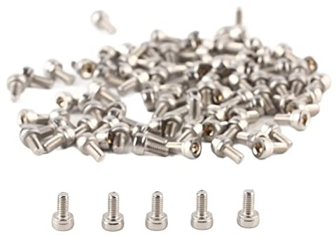 M3 Stainless Steel Hex Socket Cap Head Screws Bolts for Secure Fastening Applications - SS304 Material - Multiple Lengths - Industrial and Construction Use (M3*6)