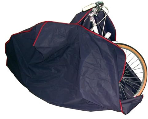 Funda Bicicleta Exterior, Tejido Oxford Impermeable Resistente 190x115x64cm. Protector para el agua, la Nieve, el Polvo y los Rayos UV, Apto Para Todo Tipo de Bicicletas. Con cremallera.