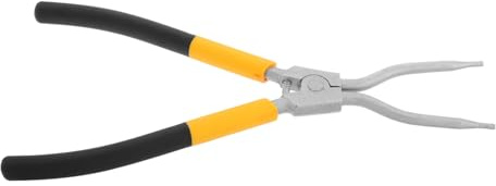 ULTECHNOVO Outil de Retrait de Ressort pour Machine à Laver Compatible Ressort Intérieur et Extérieur Acier Inoxydable, Jaune, pour Réparation et Entretien