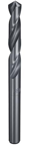 sourcing map 13mm Drill Bit 1/2 Reduced Shank Round 4341 HSS | High Speed Steel Nitriding Black 118° Standard Point for Plastic Wood Copper Aluminum Iron Medium Soft Metal