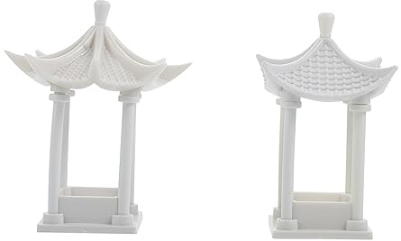 HEMOTON 6 Piezas Mini de Pabellón de DIY Materiales de Construcción para Maquetas de Jardín Simulación Escenario