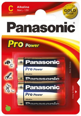 Panasonic pro power ® la batterie (piles alcalines baby c 1,5 v lR 14 pPP lot de 6 sous blister