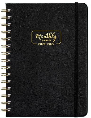 Monatsplaner 2026–2028 – 3-Jahres-Monatsplaner 2026–2028, Januar 2026 – Dezember 2028, 36-Monatskalender mit Hardcover, Innentasche, 16,4 x 21,6 cm