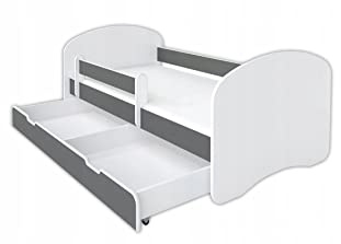 BDW Kinderbett Jugendbett mit Einer Schublade und Matratze || BESTPREIS ||