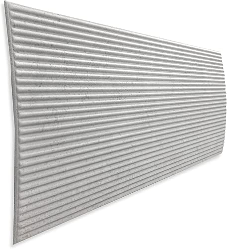 3D Paneele Lamellen Nachbildung Wandpaneele Deckenpaneele Wanddekoration - Styropor Artig 3mm stärke - Polystyrol XPS (Betonlook 41)