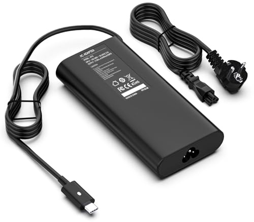 Shefor Cargador 130W USB C para DELL XPS 15 17 Precision | Compatible con XPS 9500 9510 9520 9575, 9700 9710 9720, Precision 3550 3560 3570 5470 5530 5550 5560 5570 HA130PM170