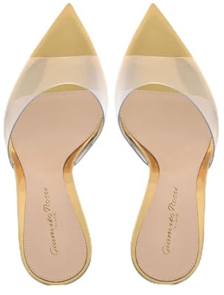 Sandali chiari in PVC femminile trasparente stiletto sexy tacchi a fiocrro di rinestone a punta aperta caviglia alla caviglia a spillo a spillo scintillanti sposa abbigliamento da sposa sandali
