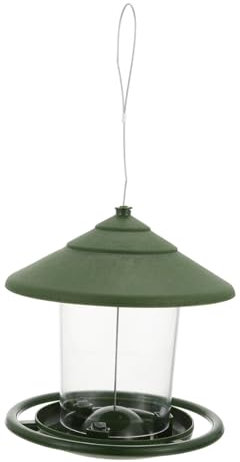 BESPORTBLE 2pièces Porte-Suspendre pour Oiseaux Conteneur De Nourriture Extérieur Nourrisseur Pratique pour Jardin Distributeur Alimentation pour Oiseaux