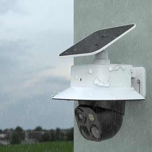 Akoemxeeo Kameraskydd för eufy Security SoloCam S340, utomhuskamera solskydd, skyddar mot regn, damm, UV-strålar, lätt att installera