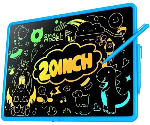 Kids Gifts Ideas, 20 Inch Large LCD Writing Tablet for Kids,Reusable Kids' Math Practice Toys – Fun & Educational,Rechargeable Drawing Toy for Boys and Girls,Creative Birthday Gifts for 3+ Years Old