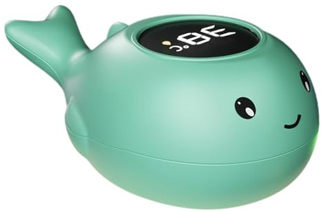 Badethermometer für Babys und Kinder, Badethermometer Im Wal Design, Baby Badewasser Thermometer, LED Baby Sicherheits Wasserthermometer, Wassertemperatur Thermometer für Babybaden