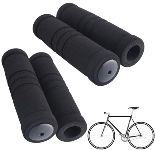 TRHDFW 4 st skumsvamp cykelstyre överdrag cykel halkfritt styre handgrepp täcker cykelhandtag stång tillbehör för cyklar