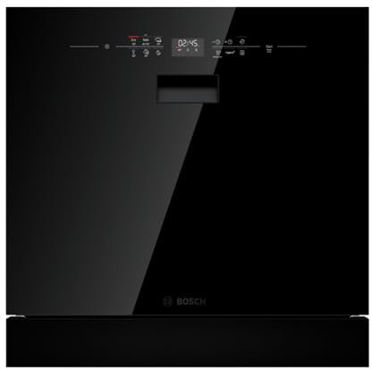 Bosch - Lavavajillas integrable, 60 cm de ancho, Serie 6, AquaStop, Extra Secado, Negro, SCX6ITB00E