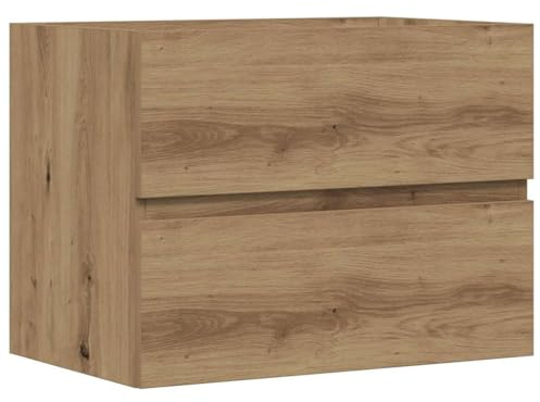 vidaXL Badschrank Artisan-Eiche 60x38,5x45 cm Holzwerkstoff