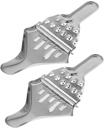 Cabilock 2 Ensembles Presse-agrumes Extracteur De Jus Lemon Squeezer Main Presse-orange Alésoir Presse Orange Pince Presse-fruits Orange Manuelle Agrafe De Citron Silver 2 Pièces * 2