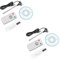 Tynmoel 2X USB 2.0 Digital DVB-T/T2 SDR++FM HDTV TV Tuner Receiver Stick