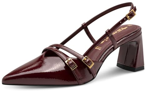 Tamaris Femme 1-29660-45 Escarpins, Brevet Merlot, 39 EU