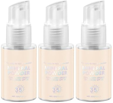 SPF 35 Powder Sunscreen for Scalp, Scalp Spray & Hair Sunscreen Mist, Sun Clear Hair Protector Spray, Lasting Lightweight Breathable Non-Greasy (3)