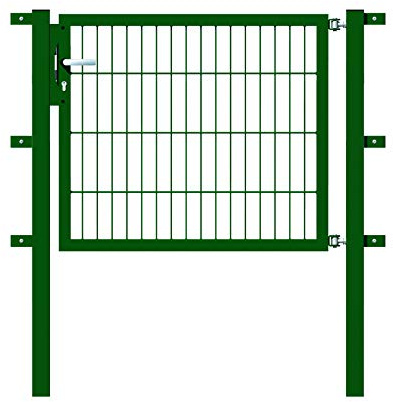 Alberts 646783 Einzeltor Flexo mit Zubehör | verschiedene Breiten und Höhen | grün | Breite 100 cm | Höhe 80 cm