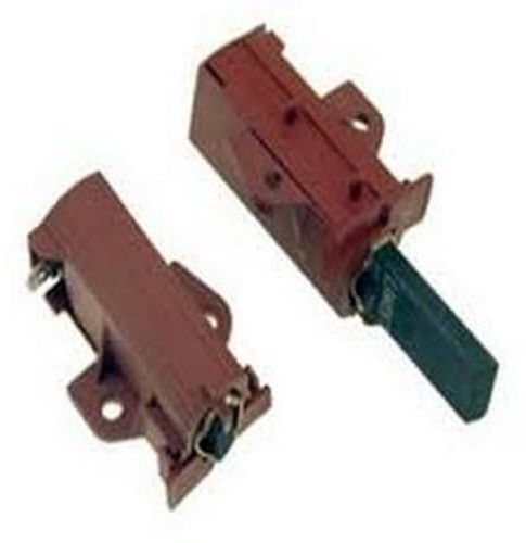 Original Vacuum Cleaner Carbon Brushes & Holder for Hoover Candy Washing Machines with Sole Type Engines - 49028931