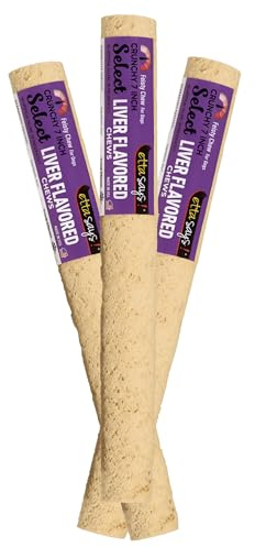 etta says! Select Dog Chews 7” Liver - Rawhide-Free, All Natural Chews - High in Protein - Made in The USA (20 Count Pack of 1)