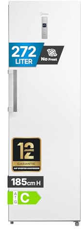 Midea 272L 2-in-1 Gefrierschrank & Kühlschrank, Umschaltbar, Freistehend