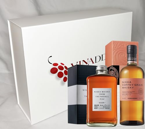 Nikka Coffret Cadeau Vinaddict - Whisky Japonais From the Barrel 50cl et Coffey Grain 70cl