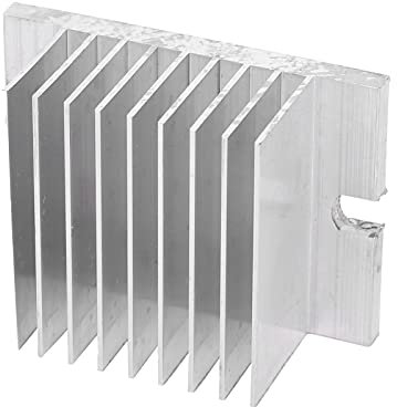 Radiador de disipador de calor, disipador de calor con chipset de aluminio Disipador de calor y disipador de calor de cobre de 60x45x25 mm para el módulo de calefacción de alta potencia Enfriamiento d